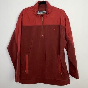 𝅺bum equipment fleece quarter zip unisex pockets sweater